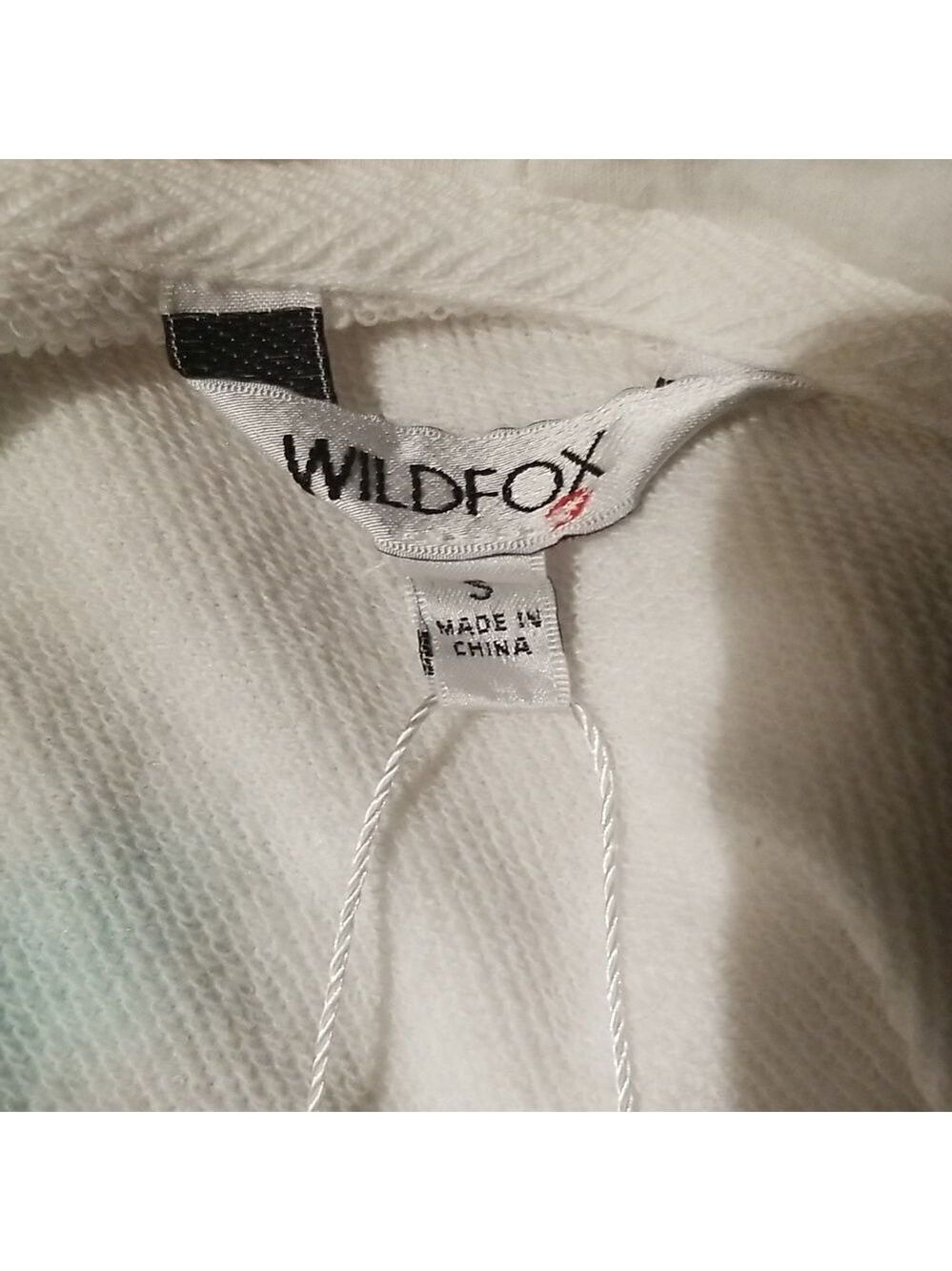 Wildfox Hadley Tie Dye Cropped Hoodie Size Small - Picture 4 of 7